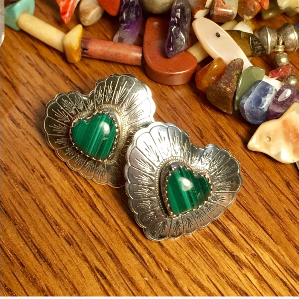 Carolyn Pollack vintage malachite 💚 posts